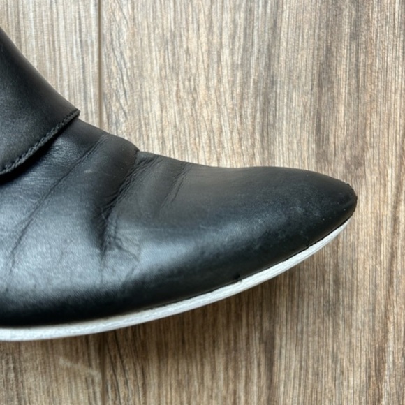 Balenciaga Black Leather Monk Strap Ankle Boots | 38 - Picture 4 of 13